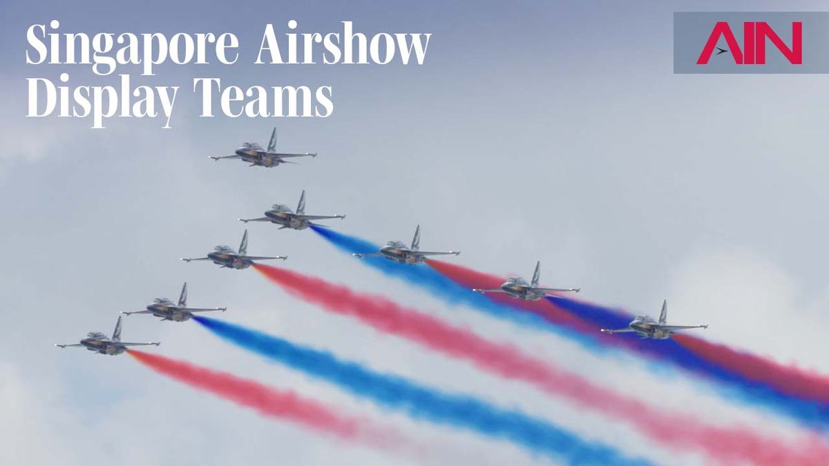 Singapore Airshow Flying Display Team Aerobatic Highlights Aviation