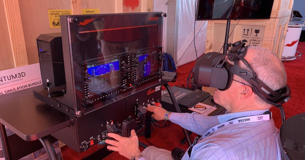 Redbird Demos Mixed-reality Flight Simulator | Aviation