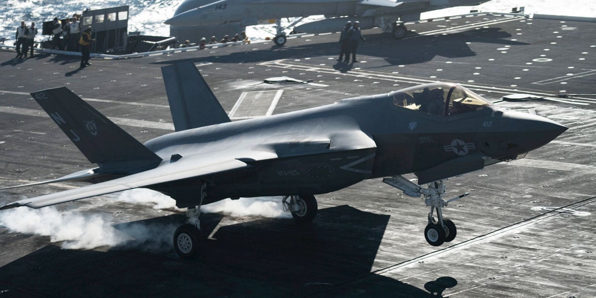 Black Knights: First USMC F-35C unit to deploy aboard an aircraft