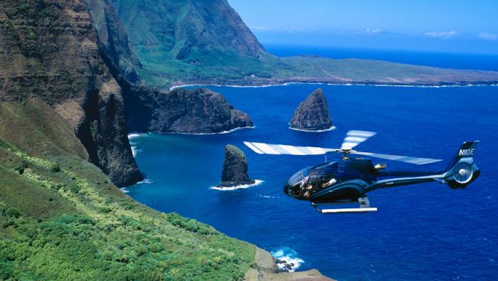 Hawaii air tour with helicopter
