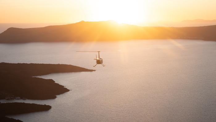 Hoper helicopter flights in Greece