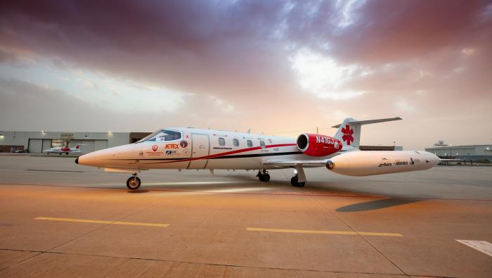 Record-setting Learjet 36A operated by Global Jet Care