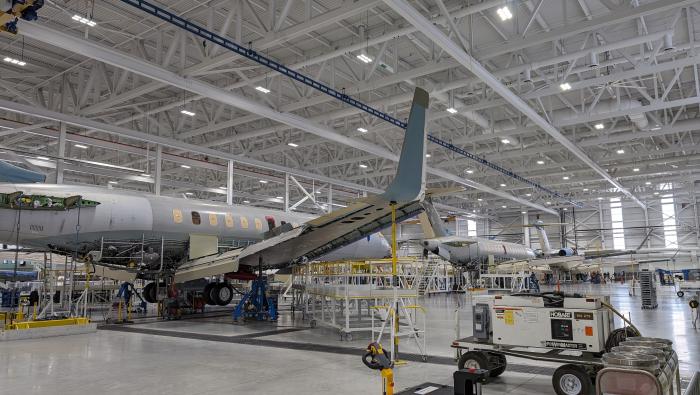 Bombardier Global production line in Toronto