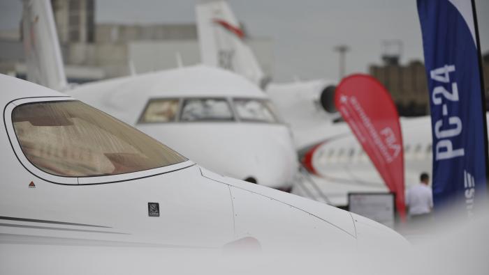 aircraft in static display