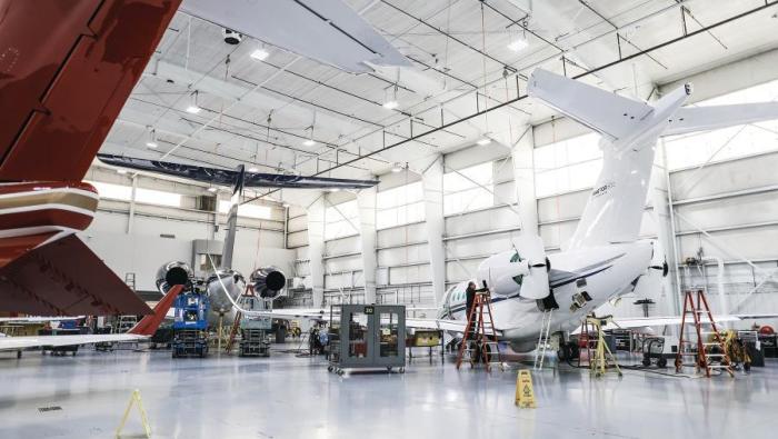 Duncan Aviation aircraft maintenance hangar