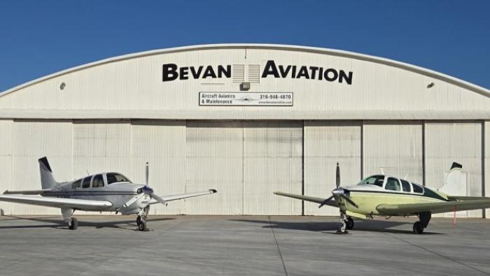 Former Bevan Aviation facility at KICT