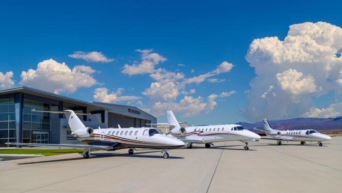 Desert Jet charter fleet 