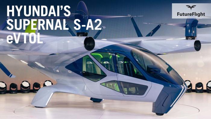 Supernal S-A2 eVTOL aircraft mockup