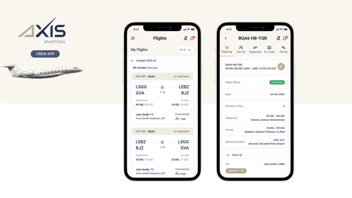Axis Aviation Crew Axis app
