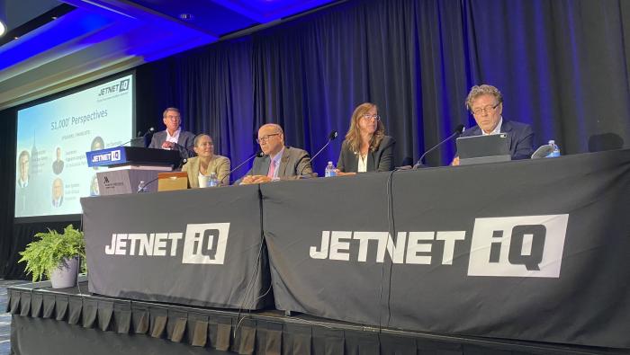 Supply chain panel at 2024 JetNet iQ Summit