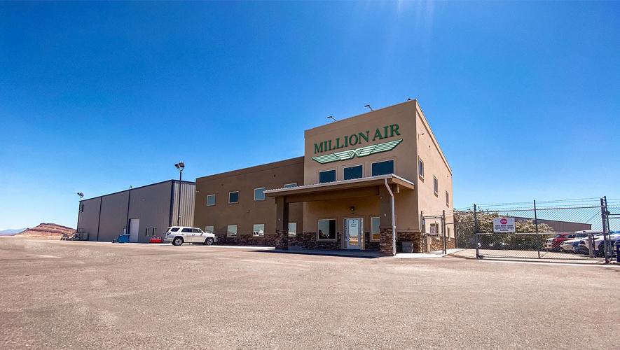 The newest Million Air FBO location at Utah's St. George Regional Airport