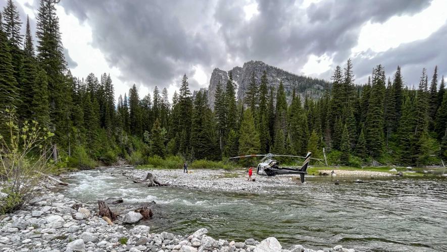 Airbus Helicopters AS350 B3 in Grand Teton National Park 