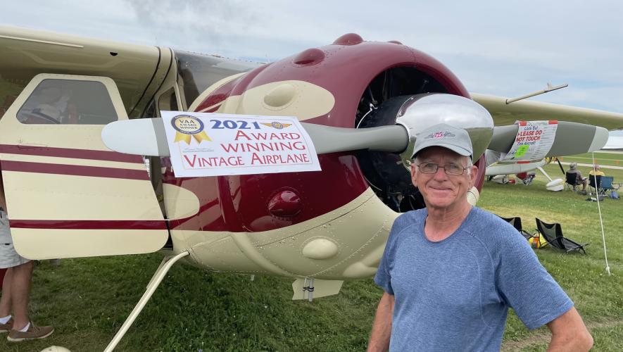 Chauncey Webb at EAA AirVenture in Oshkosh, Wisconsin