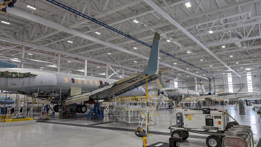 Bombardier Global production line in Toronto