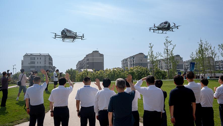 EHang delivers EH216-S eVTOL aircraft to Xishan Tourism