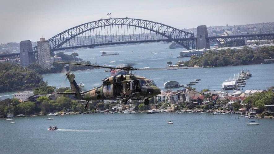 New South Wales Rural Fire Service Sikorsky Black Hawk helicopter 