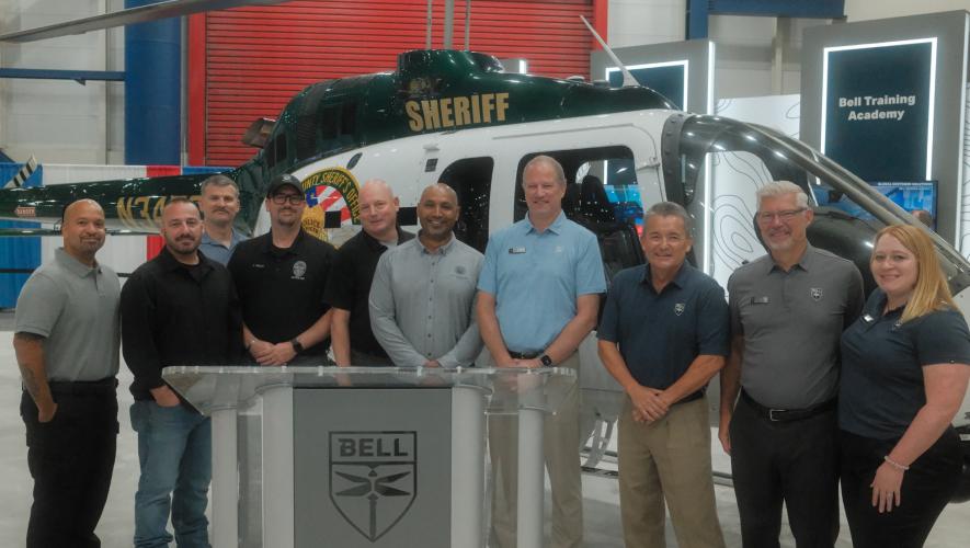 Peoria Police and Fire Department takes delivery of Bell 505 helicopter