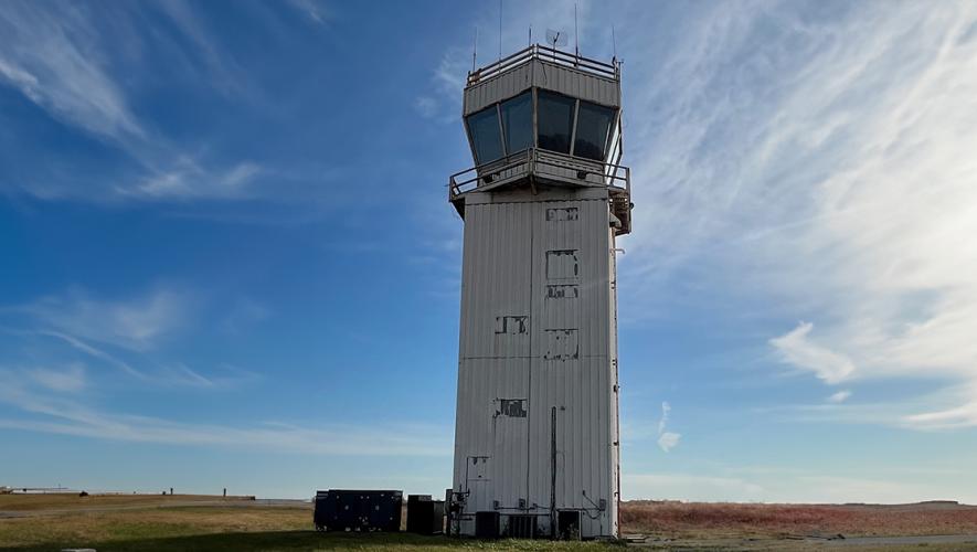 KGYY's existing control tower