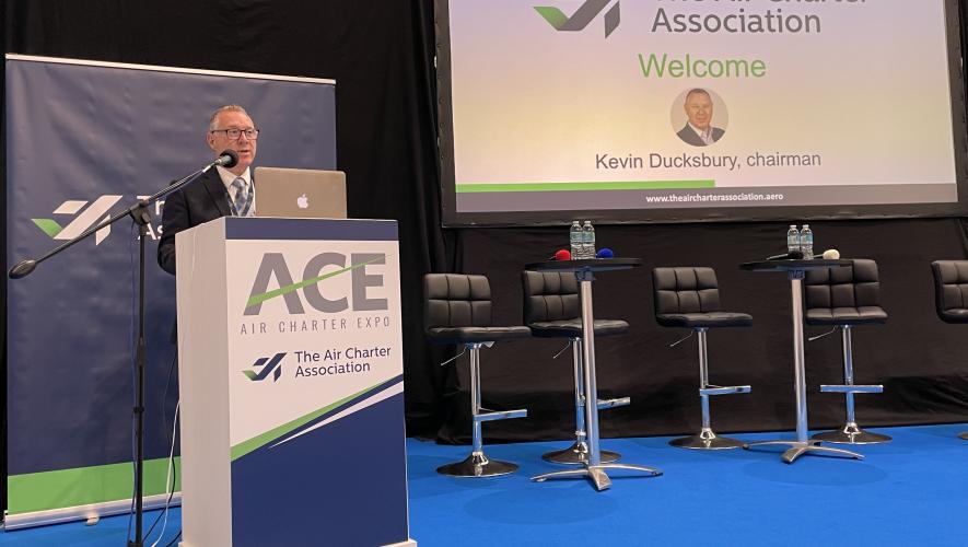 Kevin Ducksbury, chair of the Air Charter Association 