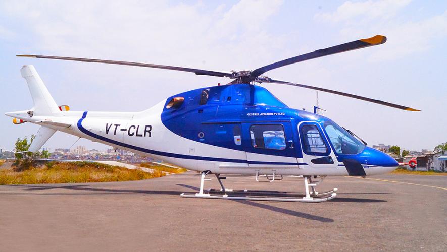 Kestrel Aviation AW119 helicopter