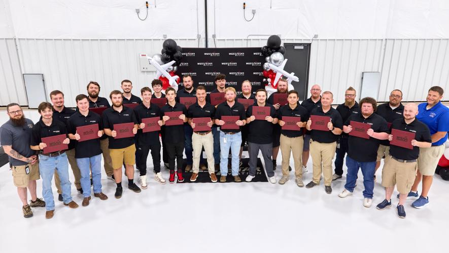 West Star Aviation Academy first graduating class