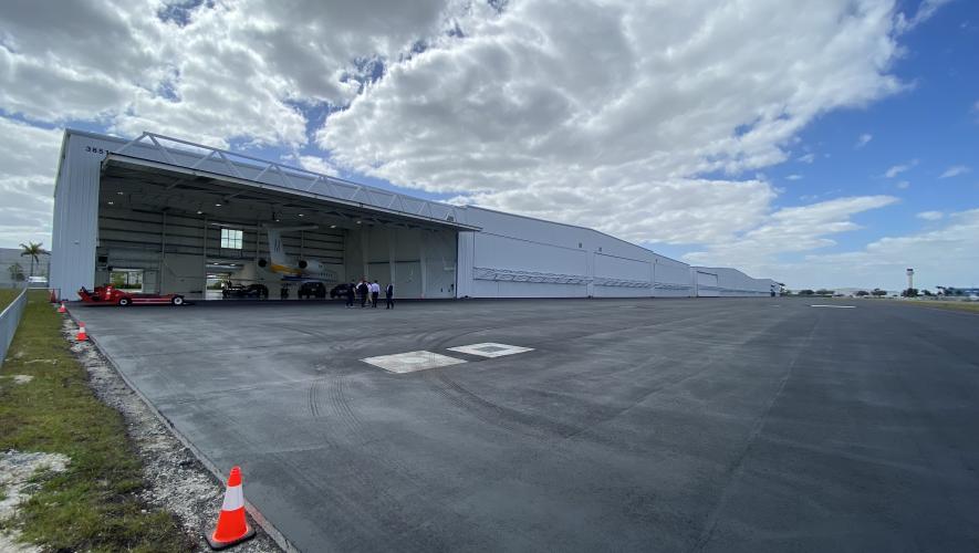 Sky Harbour hangar complex in Miami