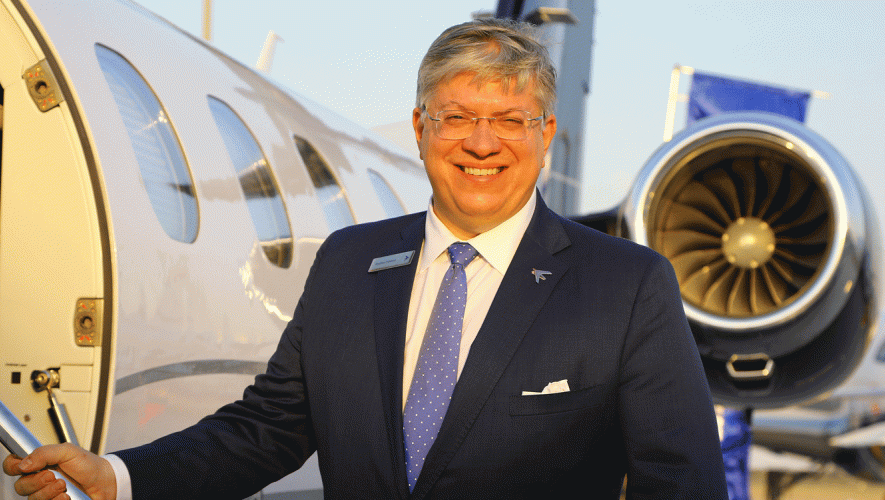 Stephen Friedrich, chief commercial officer for Embraer Executive Jets