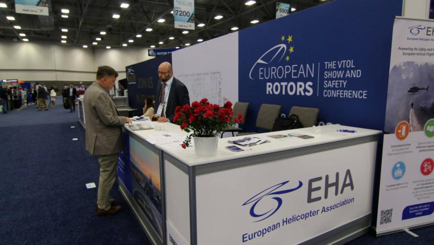 European Rotors booth at HAI Heli-Expo 2022