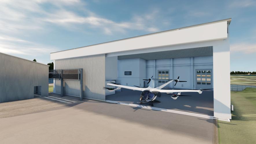 Airbus is developing its CityAirbus NextGen eVTOL aircraft at a purpose-built facility in Donauwörth in Germany.