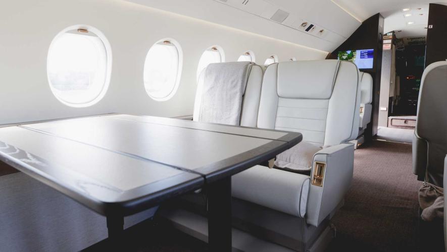 VIP Completions flying showroom Dassault Falcon 2000
