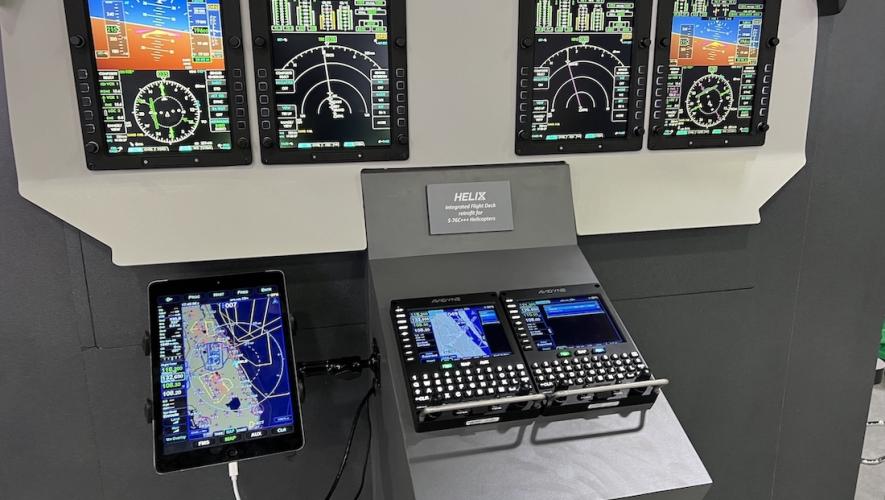 Avidyne and Innovative Solutions & Support are jointly offering new Helix integrated flight deck.