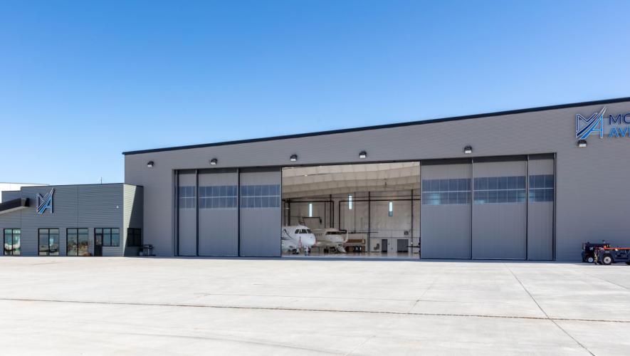 Modern Aviation's new hangar facility at Centennial Airport near Denver