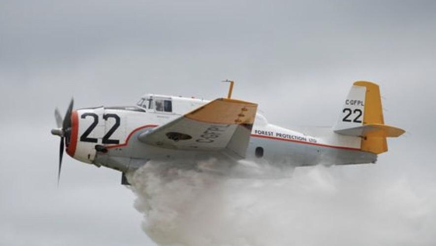 TBM-3E fire-fighting airplane