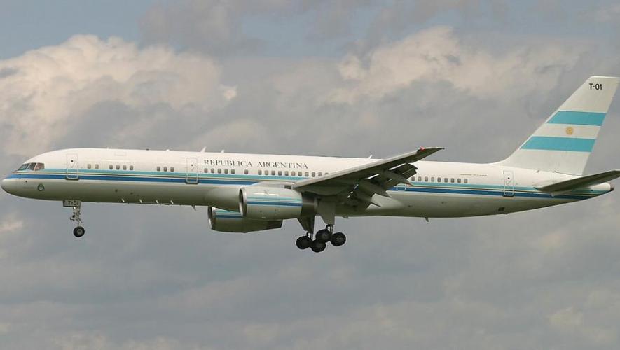 Argentina VVIP Boeing 757 for presidential travel in flight
