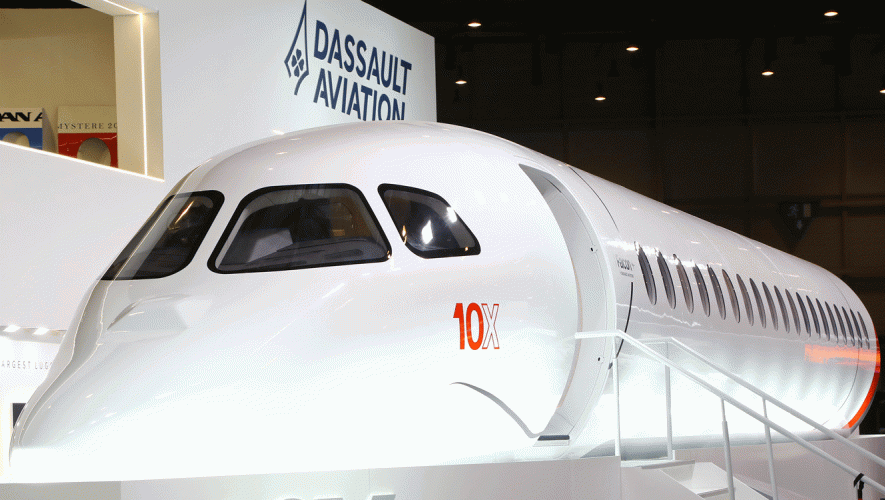 Dassault 10X mock up exterior