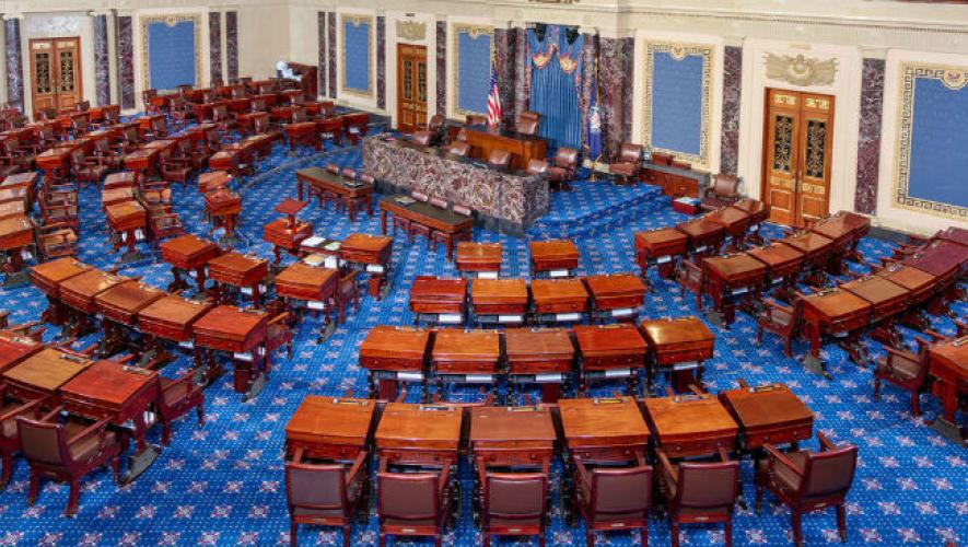 A photo of the Senate floor
