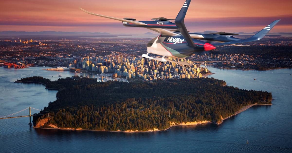 Helijet will operate Beta's Alia eVTOL aircraft from its base in Vancouver
