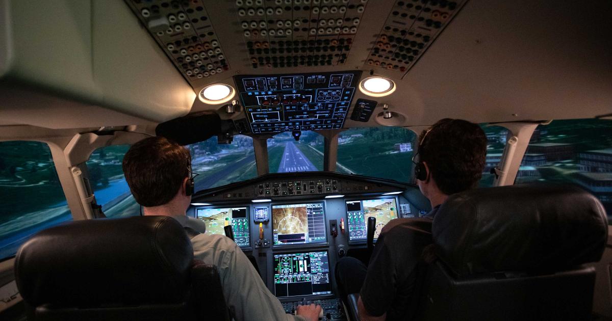 FlightSafety simulator training