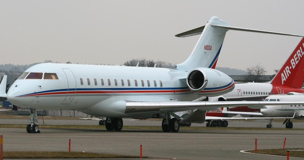 Global Express XRS operated by Exxon Mobil
