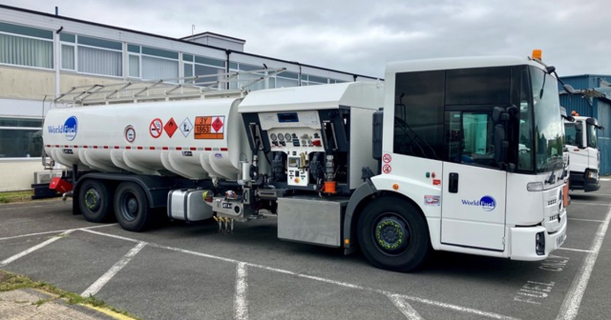 SAF tanker at London Oxford Airport