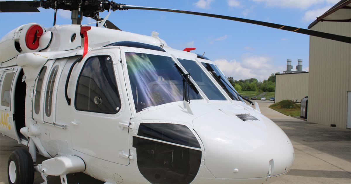 Sikorsky Blackhawk helicopter
