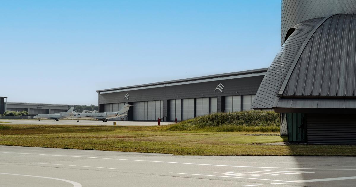 Farnborough Airport's new Domus III hangar complex