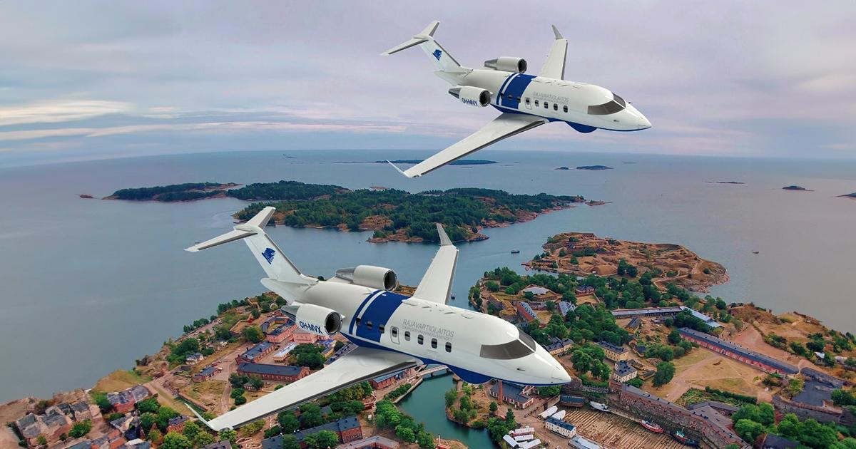 Finland's coast guard MVX airborne surveillance aircraft will be based on the Bombardier Challenger 650