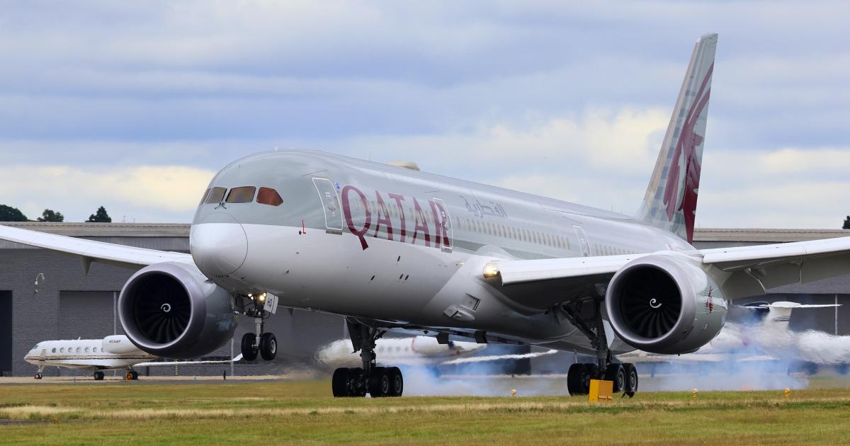 Qatar Airways 787-9 Dreamliner