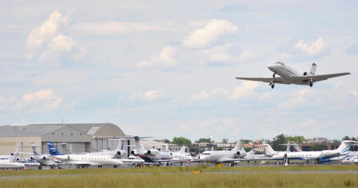 private aircraft departing KTEB