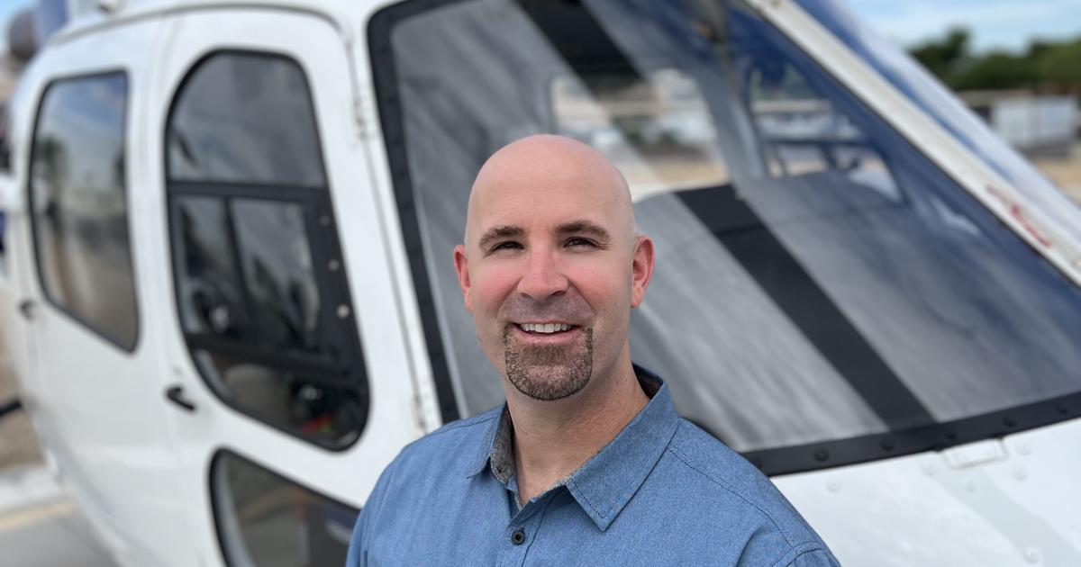 Devon Lyons, head of Aerocor's new helicopter sales division