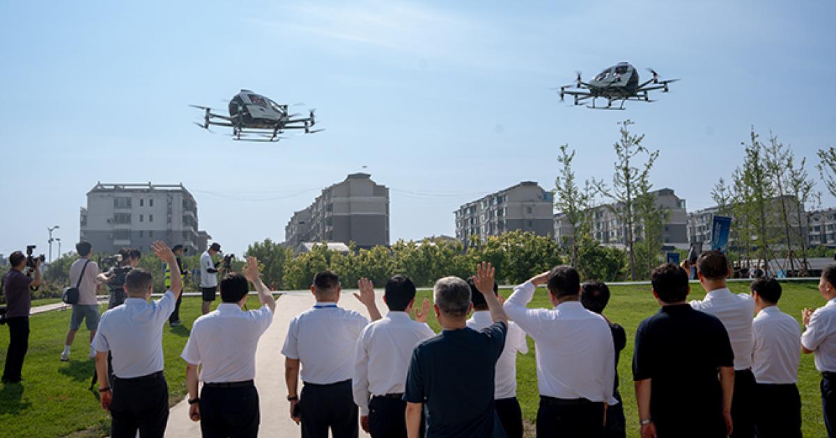 EHang delivers EH216-S eVTOL aircraft to Xishan Tourism