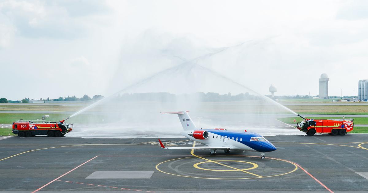 European Air Ambulance Bombardier Challenger 605