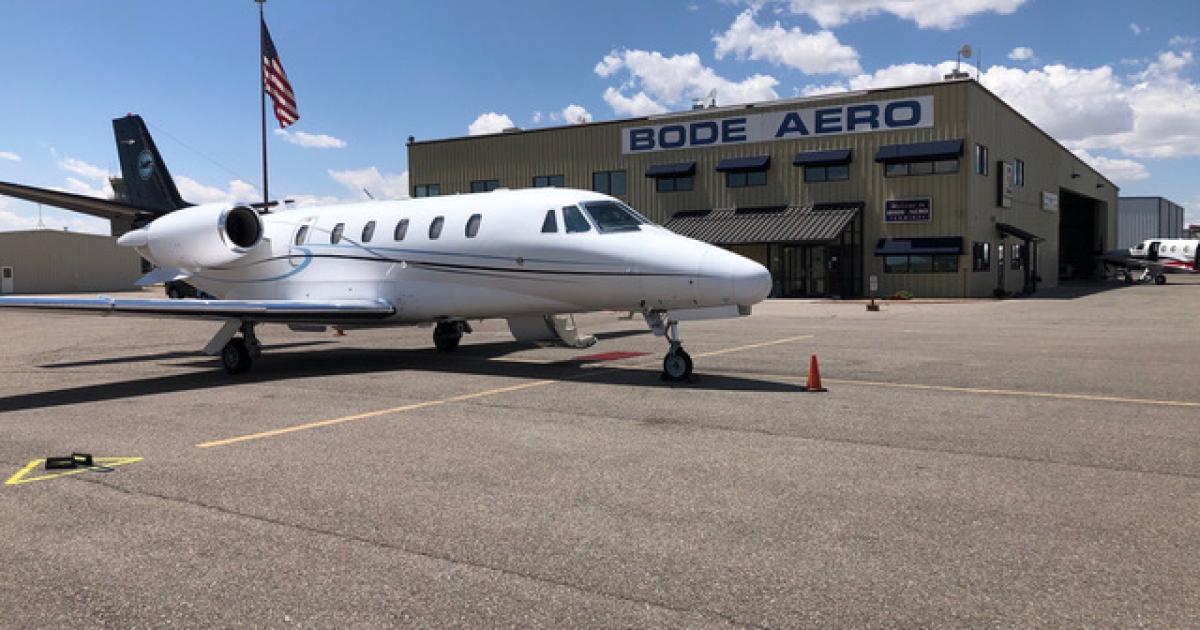 Bode Aero Services at Double Eagle II Airport in New Mexico