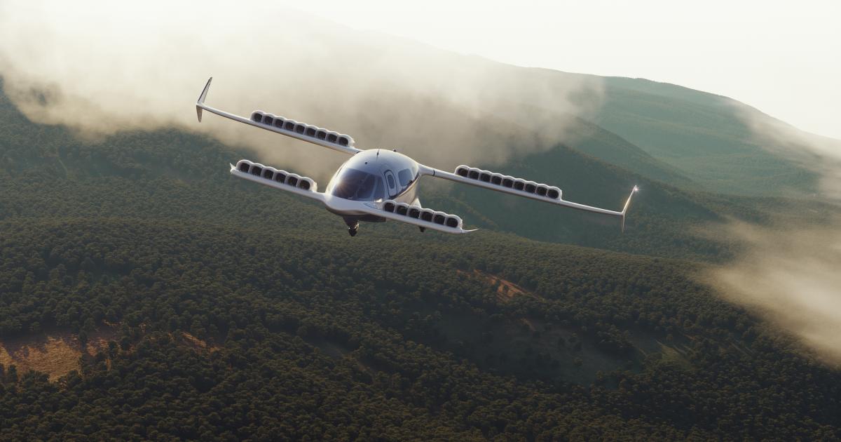 Lilium Jet eVTOL aircraft